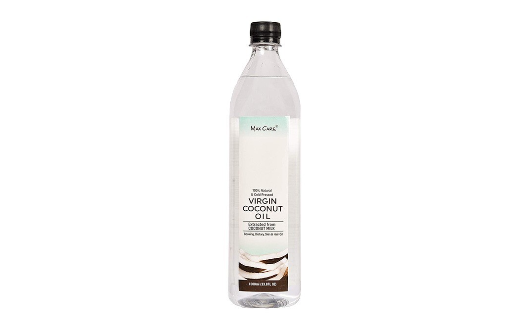 Max Care Cold Pressed Virgin Coconut Oil    Bottle  1 litre